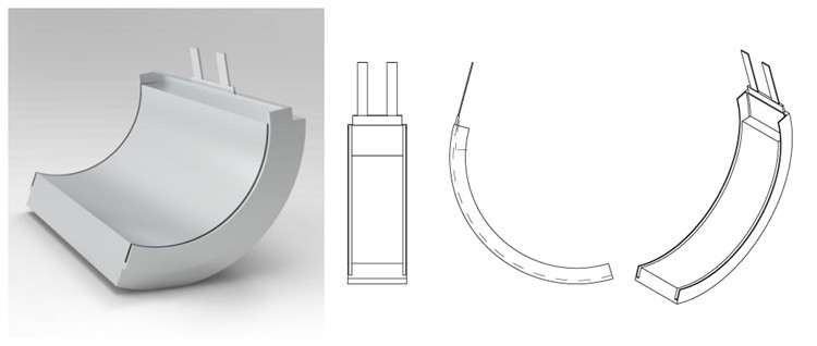 弧形异形电池 弧形异形电池