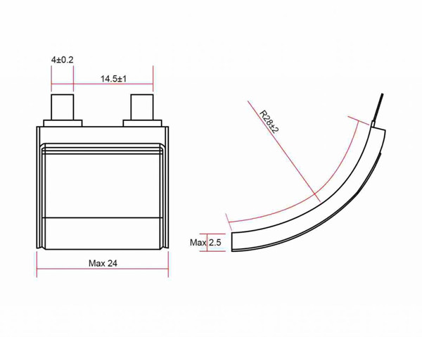 弧形电池 弧形电池