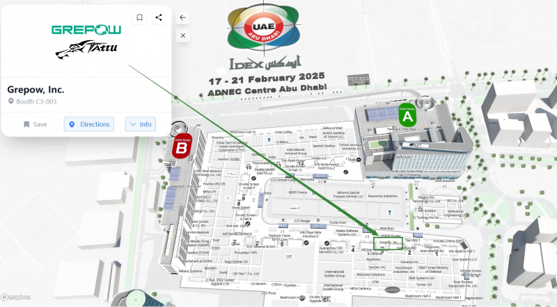  格瑞普IDEX 2025场馆位置