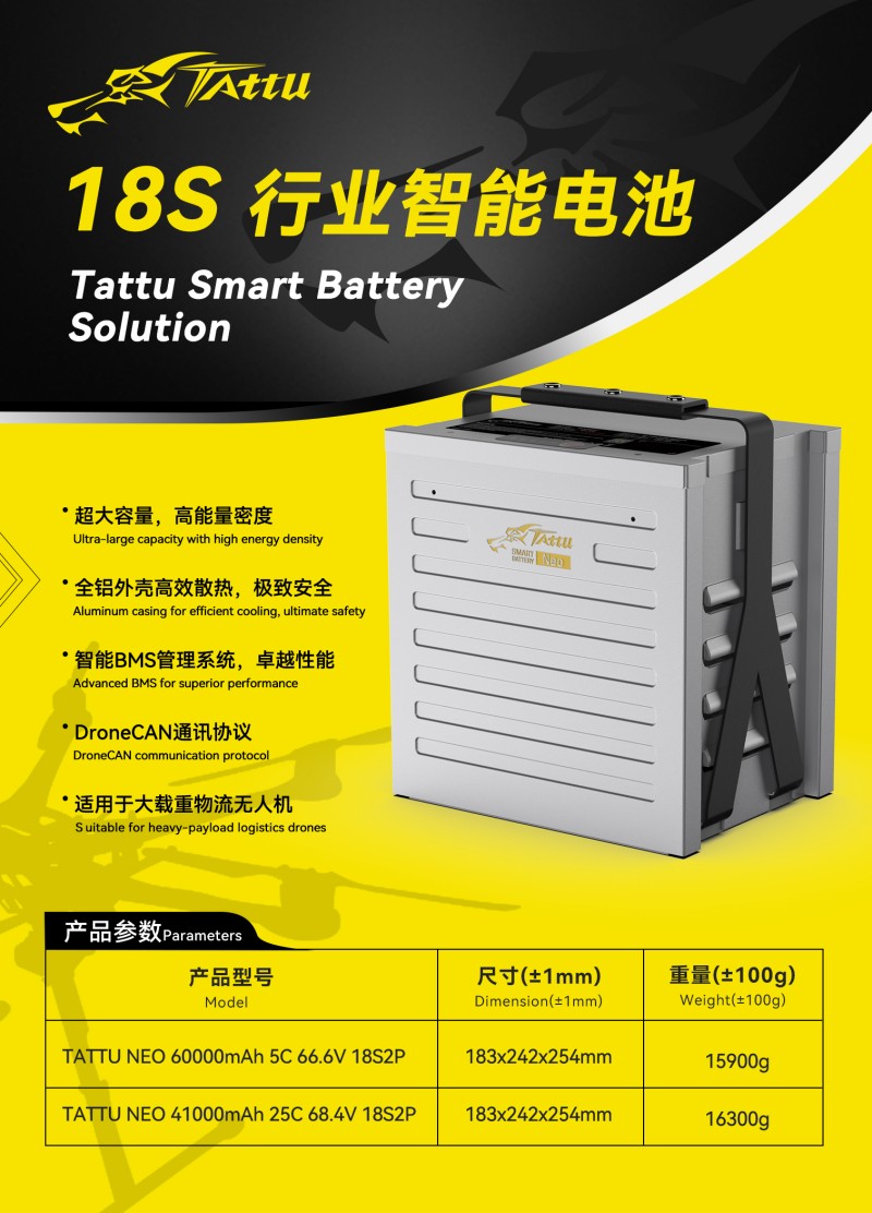 Tattu Neo 18S 工业智能电池