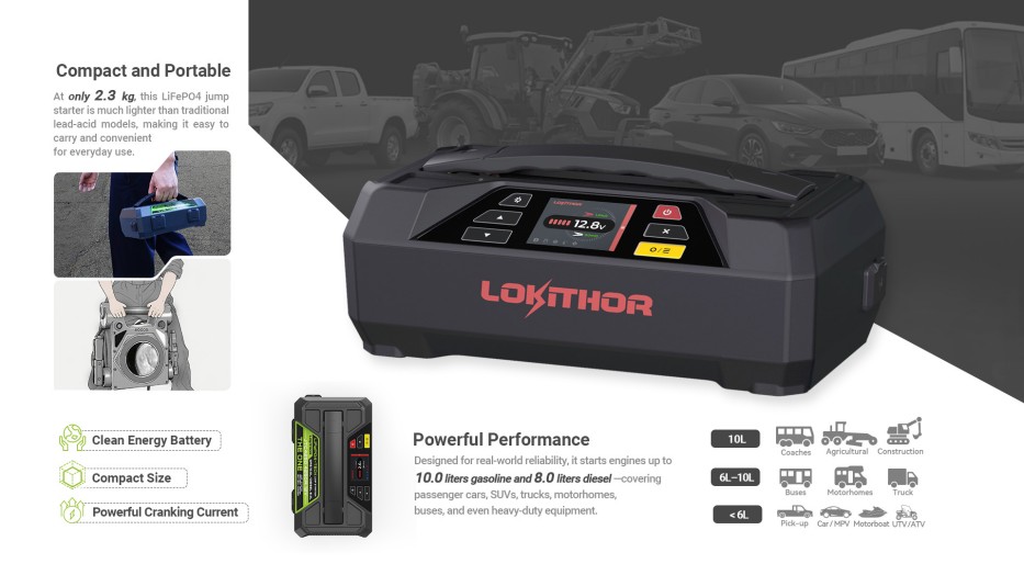 Lokithor JTC4250应急启动电源