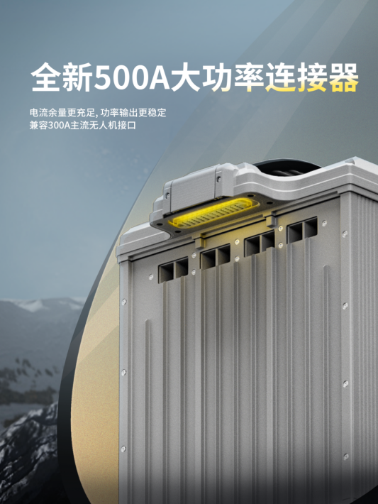 Tattu 4.0 18S 35Ah无人机电池全新500A大功率连接器