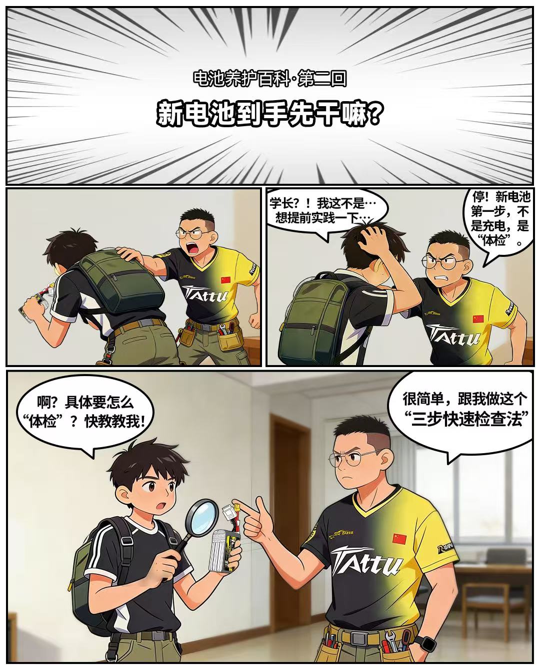 穿越机电池到手先干嘛