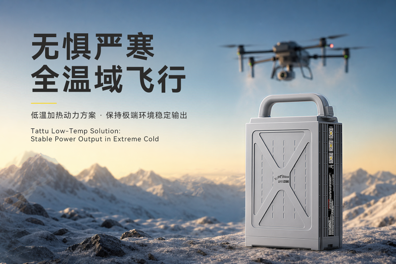 Tattu无人机低温半固态电池方案
